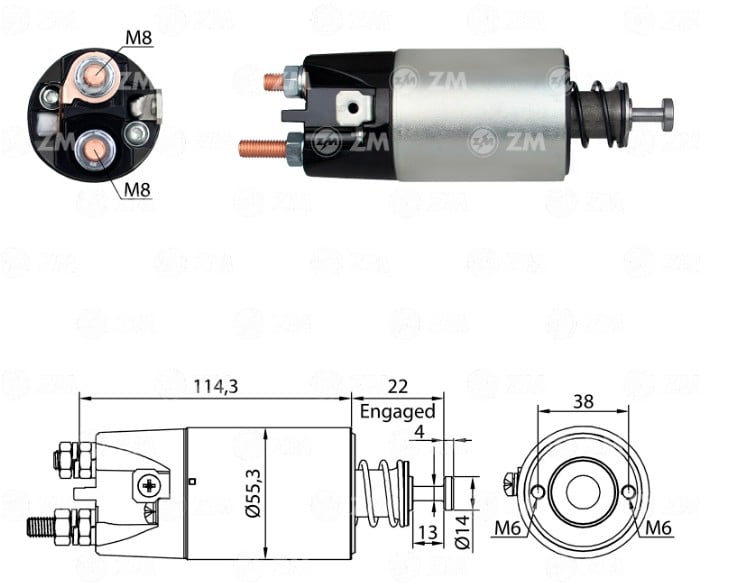 RELE DE PARTIDA  FUSO FE SERIES - ZM897