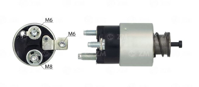 RELE MOTOR PARTIDA 12V FIAT DOBLO, ALIO, SIENA - ZM9391