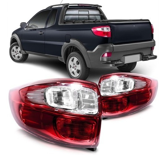 LANTERNA TRASEIRA FIAT  STRADA 2014 EM DIANTE - ZEENE ZN6160016