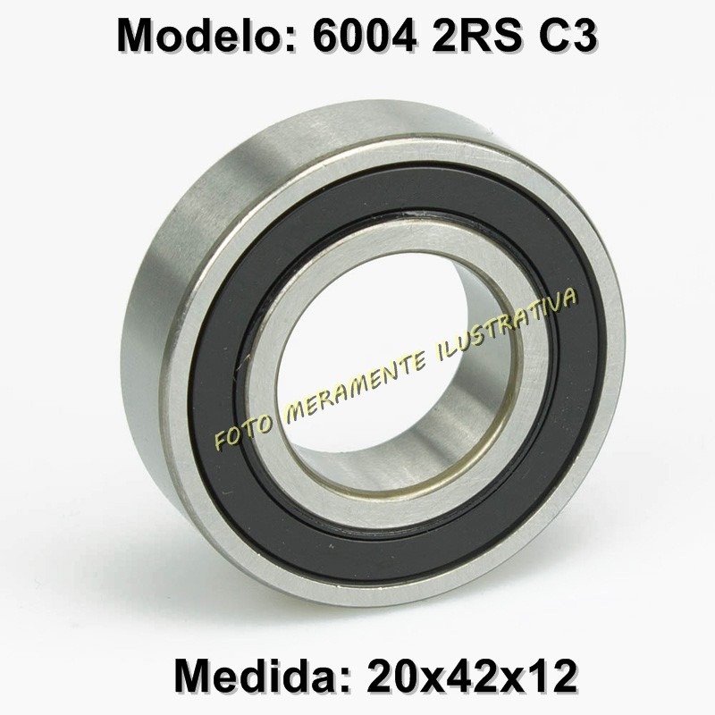 ROLAMENTO MTES ELS COROA YAMAHA 6004ZZ - ZTL6004ZZ  